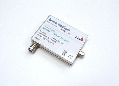 BRAUN-TELECOM TV FM Breitbandfilter IPO Filter Sperre Band Sperrfilter KDG NIF 87-518