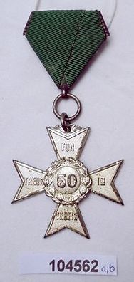 altes Militärvereins Kreuz für 50 Jahre Treue im Verein um 1920
