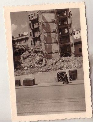60311 Original Foto zerstörte Wohnhäuser in Belgrad im 1. Weltkrieg
