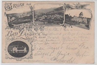 07769 Mehrbild Ak Gruß aus Bad Landeck in Schlesien 1895