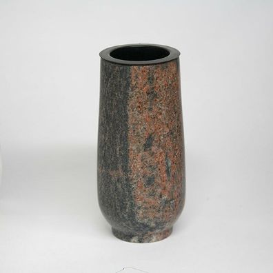 Grabvase Friedhofvase Granit Vase Himalaya Blumenvase * matt*