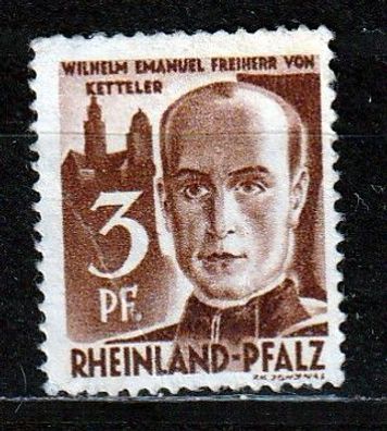 Franz Zone Rheinland-Pfalz Mi. Nr. 0002 * *