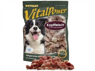 Petman Vital Power Kopffleisch Hundefutter 1000 g (Inhalt Paket: 14 Stück)