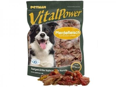 Petman Vital Power Pferdefleisch Hundefutter 1000 g (Inhalt Paket: 14 Stück)