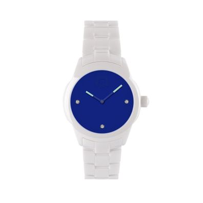 Kraftworxs Damen Uhr Armbanduhr Full Moon Keramik Kristalle FML 2BL|BL S