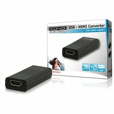 USB auf HDMI Wandler PC Notebook am Flachbildfernseher, USB-Konverter