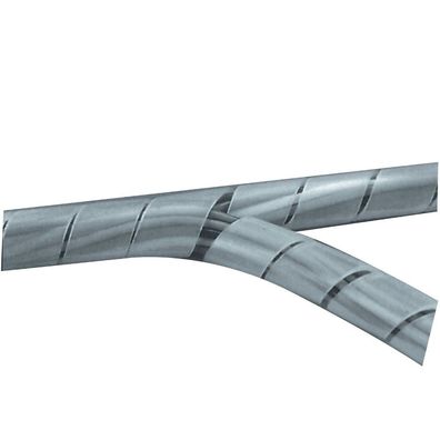 Spiralband, Kabelbinder 8-60 mm transparent, 10 Meter, Kabelkanal