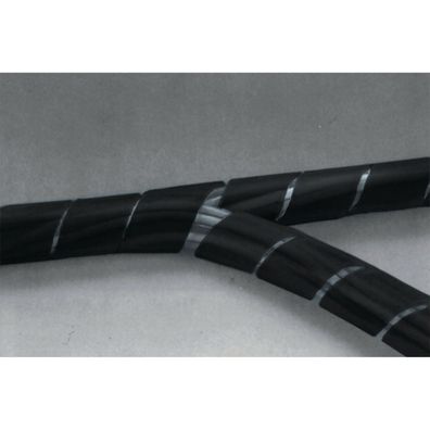 Kabelbinder, Spiralschläuche 15-100mm, Bündel, individuelle Länge, schwarz