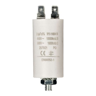 Betriebskondensator, Anlaufkondensator, Motorkondensator 3,5µF; 3,5 uF, 450V/500V