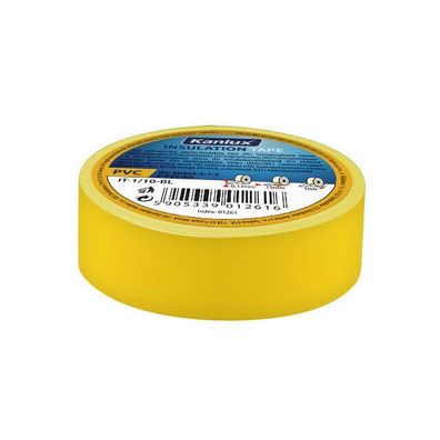 Isoband, Installationsklebeband gelb 19mm/20m, Elektriker Klebeband, Isolierband