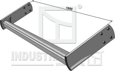 312-053-HI Rahmen 80 X 80 für Ø400 / Ø480 Rohrpackerwalze Einbaumaß 1800 mm