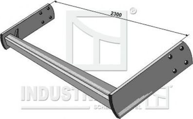 312-055-HI Rahmen 80 X 80 für Ø400 / Ø480 Rohrpackerwalze Einbaumaß 2300 mm