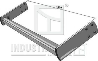 312-084-HI Rahmen 80 X 80 für Ø590 Rohrpackerwalze Einbaumaß 1000 mm