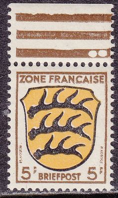 Alliierte Besetzung Französische Zone Allgemeine Ausgabe  3 * * #018786