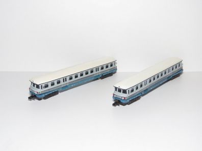 Piko 5/0649 - Triebwagen mit Beiwagen - Blau - Licht - Spur N - 1:160