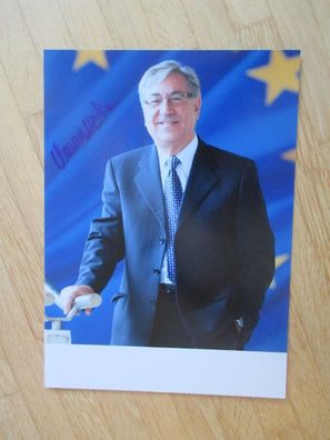 EU Kommissar Karmenu Vella - handsigniertes Autogramm!!!