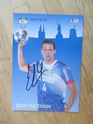 Handball Bundesliga TBV Lemgo Saison 19/20 Bjarki Mar Elisson - hands. Autogramm!!!