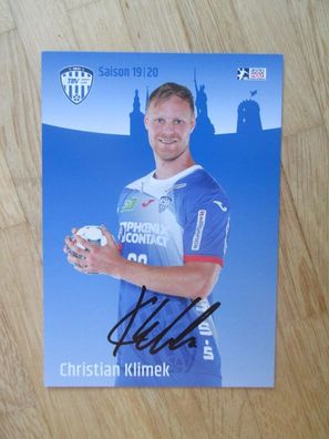 Handball Bundesliga TBV Lemgo Saison 19/20 Christian Klimek - handsign. Autogramm!!!