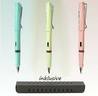 Idena Füllhalter Füller Füllfederhalter Tintenschreiber Schulfüller Patrone rosa