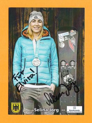 Selina Jörg (Snowboard ) - persönlich Unterschrift
