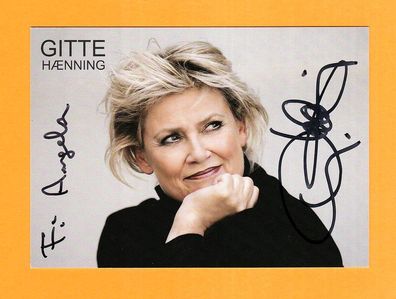 Gitte Haenning - persönlich signiertes Originalautogramm (3)