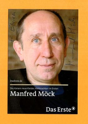 Manfred Möck ( deutscher Schauspieler ) - persönlich signiert
