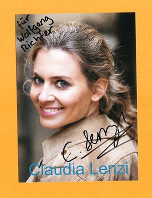 Claudia Lenzi (deutsche Schauspielerin ) - persönlich signiert