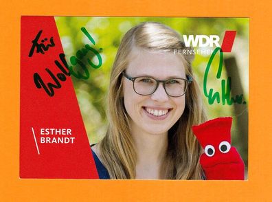 Esther Brandt (deutsche Schauspielerin ) - persönlich signiert