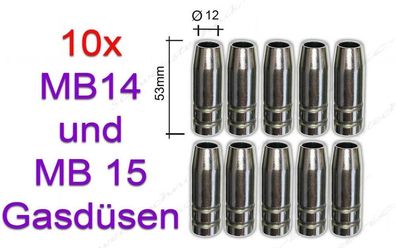 Repair Kit mb14 sb14 tbi140 Tops 140v Burner Neck MIG/MAG GASD Power Nozzle 0,8mm 