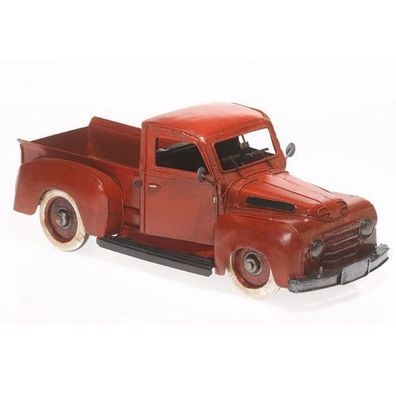 Blech-Truck, USA, offen, rot, 33 x 13 x 13 cm