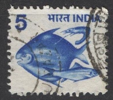 Indien Mi 792 C gest Fische mot1252