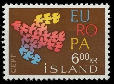 ISLAND 1961 Nr 355 postfrisch X9A316E