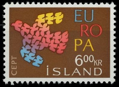 ISLAND 1961 Nr 355 postfrisch X9A3186