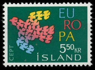 ISLAND 1961 Nr 354 postfrisch X9A318A
