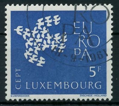 Luxemburg 1961 Nr 648 gestempelt X9A31E6