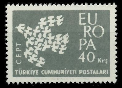 TÜRKEI 1961 Nr 1821 postfrisch SA1DACE