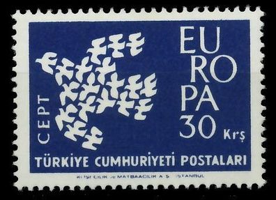 TÜRKEI 1961 Nr 1820 postfrisch SA1DADA