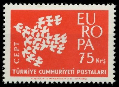 TÜRKEI 1961 Nr 1822 postfrisch X9B017E