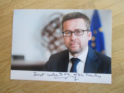 EU Kommissar Carlos Moedas - handsigniertes Autogramm!!!!