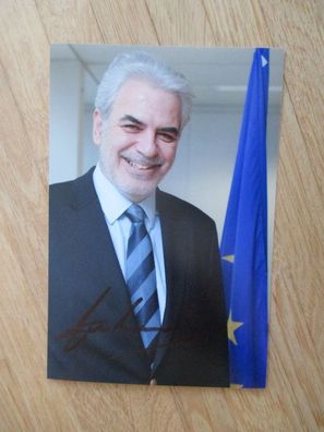 EU Kommissar Christos Stylianides - handsigniertes Autogramm!!!