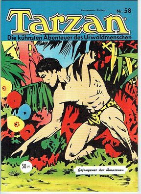 Tarzan 58 Verlag Hethke Nachdruck
