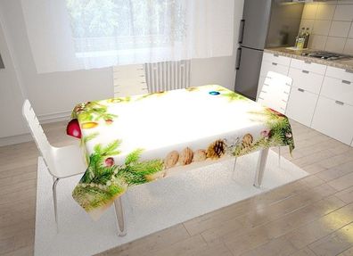 Foto-Tischdecke Weihnachten Tischwäsche mit Motiv Deko Fotodruck Digitaldruck auf Maß