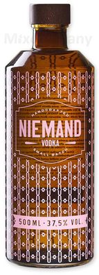 Niemand Vodka Small Batch Handcrafted Wodka 0,5l 500ml (37,5% Vol) - [Enthält S