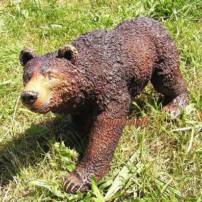 Bär Braunbär Figur Statue Kanada Statue Werbefigur Imker Bedarf Werbung Grizzly