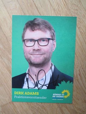 Thüringen Die Grünen Politiker Dirk Adams - handsigniertes Autogramm!!!