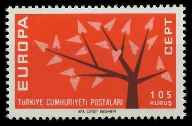 TÜRKEI 1962 Nr 1844 postfrisch SA1DD02