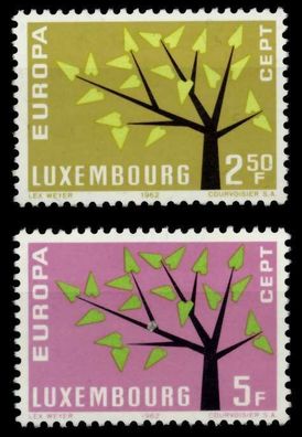 Luxemburg 1962 Nr 657-658 postfrisch SA1DE32