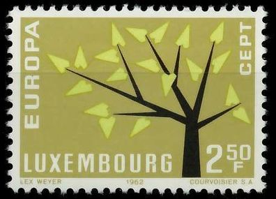 Luxemburg 1962 Nr 657 postfrisch SA1DE3A