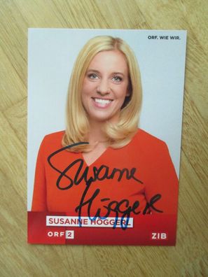 ORF Fernsehmoderatorin Susanne Höggerl - handsigniertes Autogramm!!!!