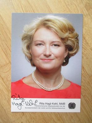 MdB SPD Staatssekretärin Rita Hagl-Kehl - handsigniertes Autogramm!!!